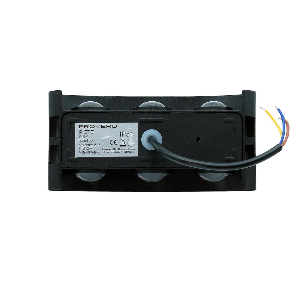 Kinkiet PICTO 6x1W czarny