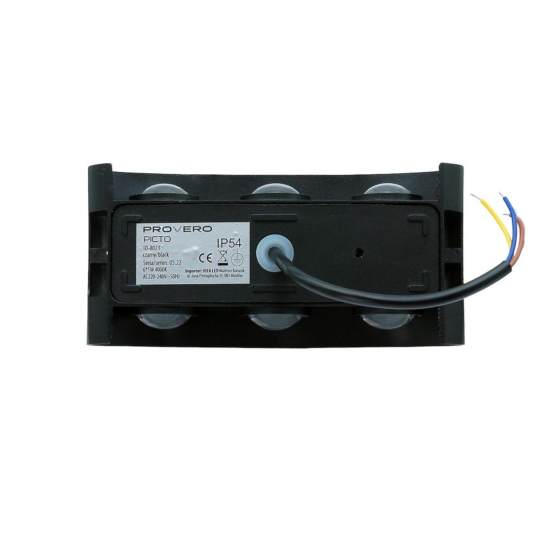 Kinkiet PICTO 6x1W czarny