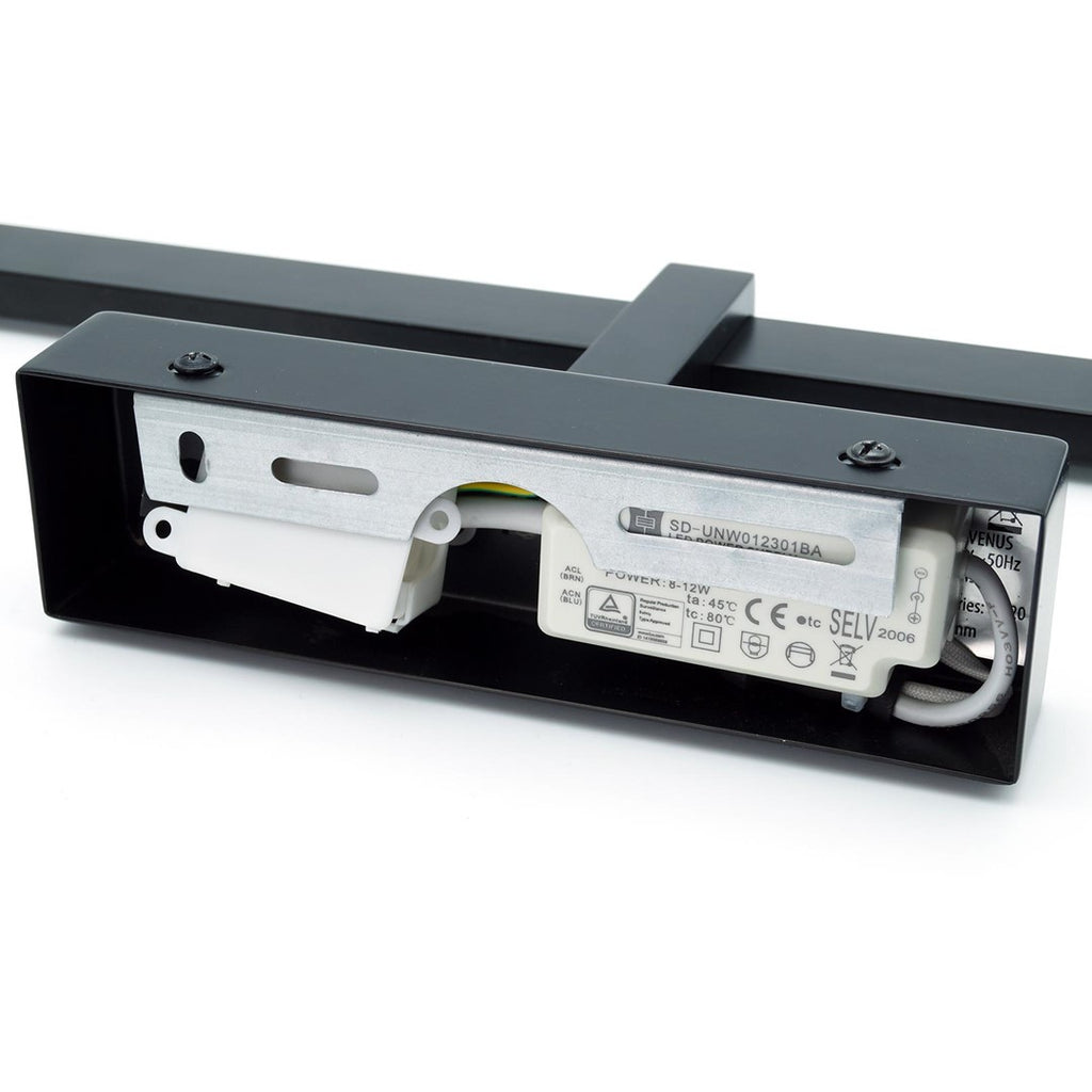 Lampa nad lustro VENUS 18W 90cm czarna4200K