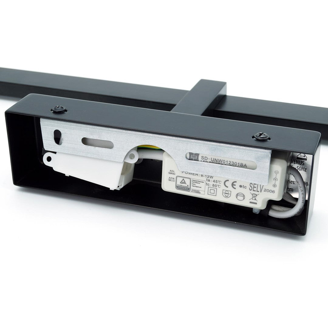 Lampa nad lustro VENUS 18W 90cm czarna4200K