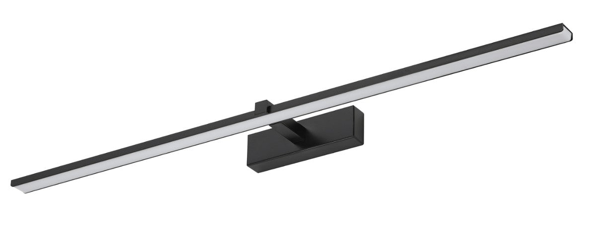 Lampa nad lustro VENUS 18W 90cm czarna4200K