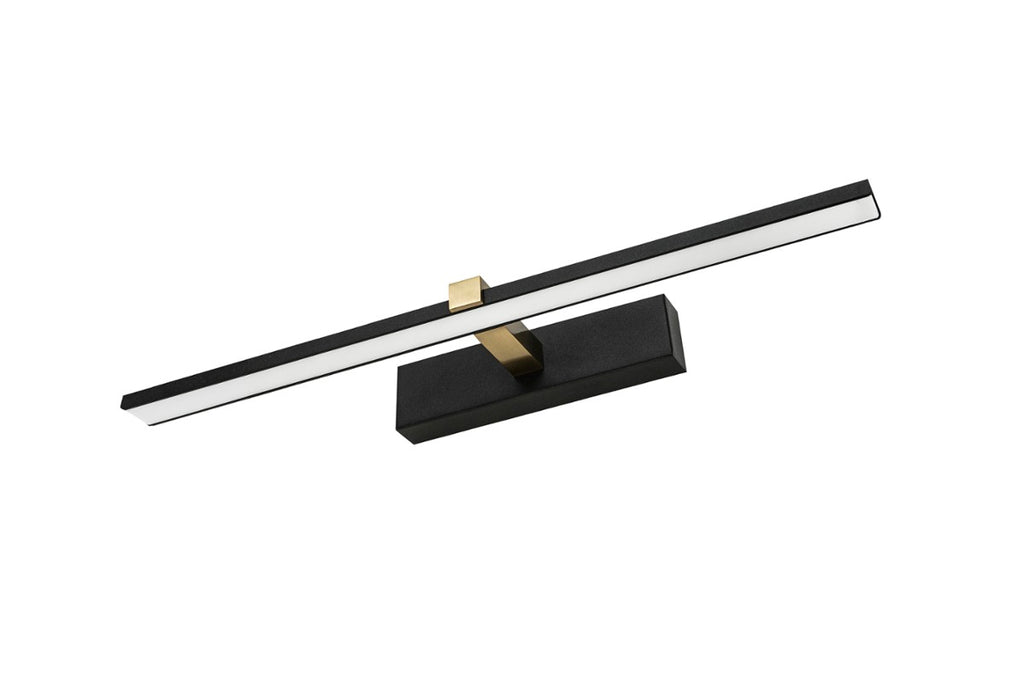 Lampa nad lustro VENUS 8W 40cm cz-złota4200K