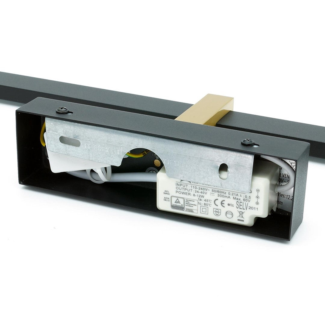 Lampa nad lustro VENUS 12W 60cm cz-złota4200K