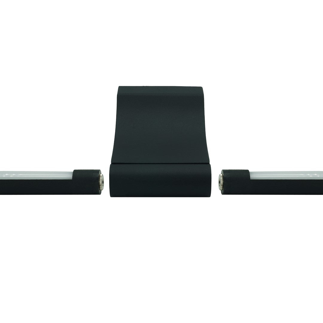 Lampa nad lustro AVIORA 8W czarna 42cm 4000K