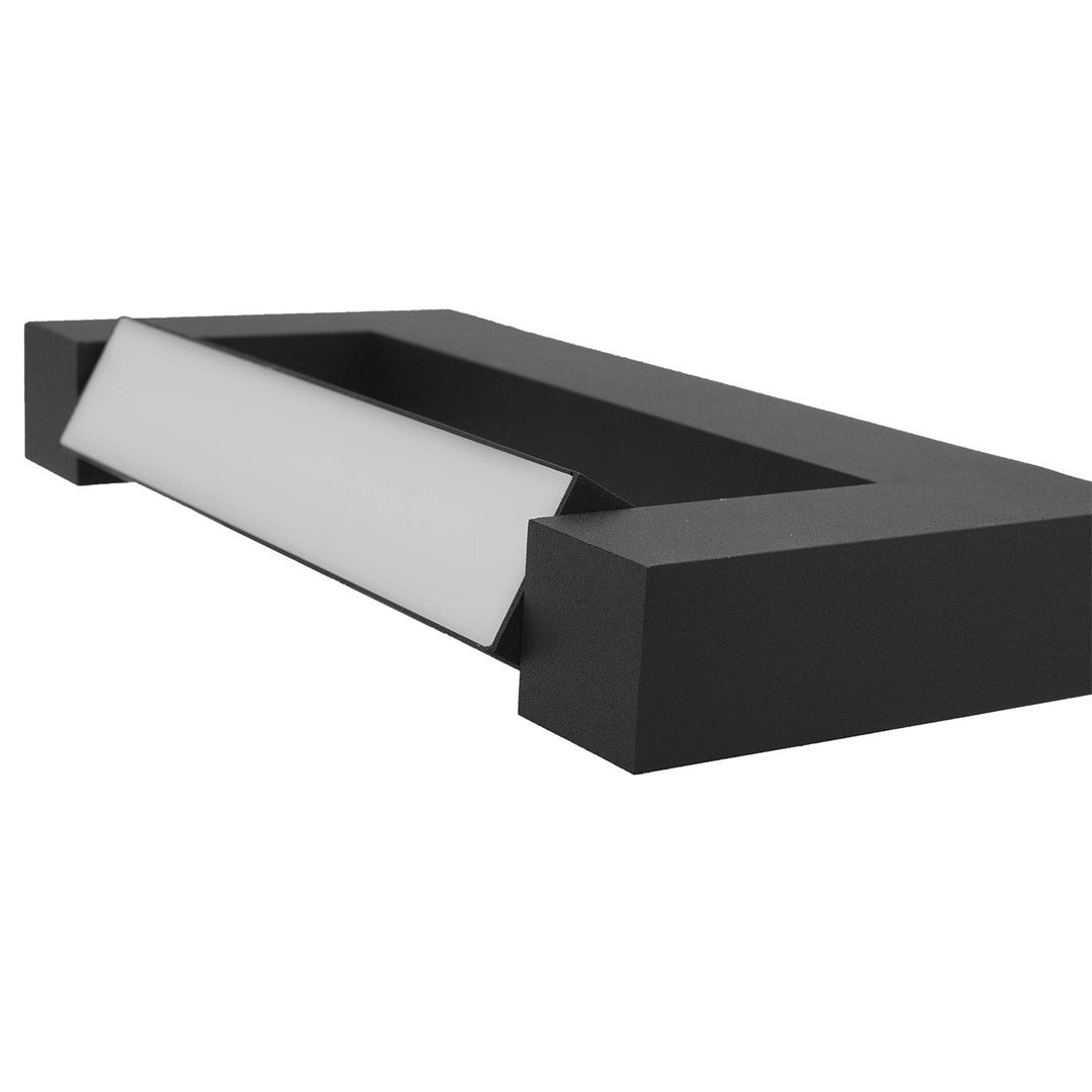 Kinkiet ścienny ASTER IP54 2x4W 30 cmczarny 4200K