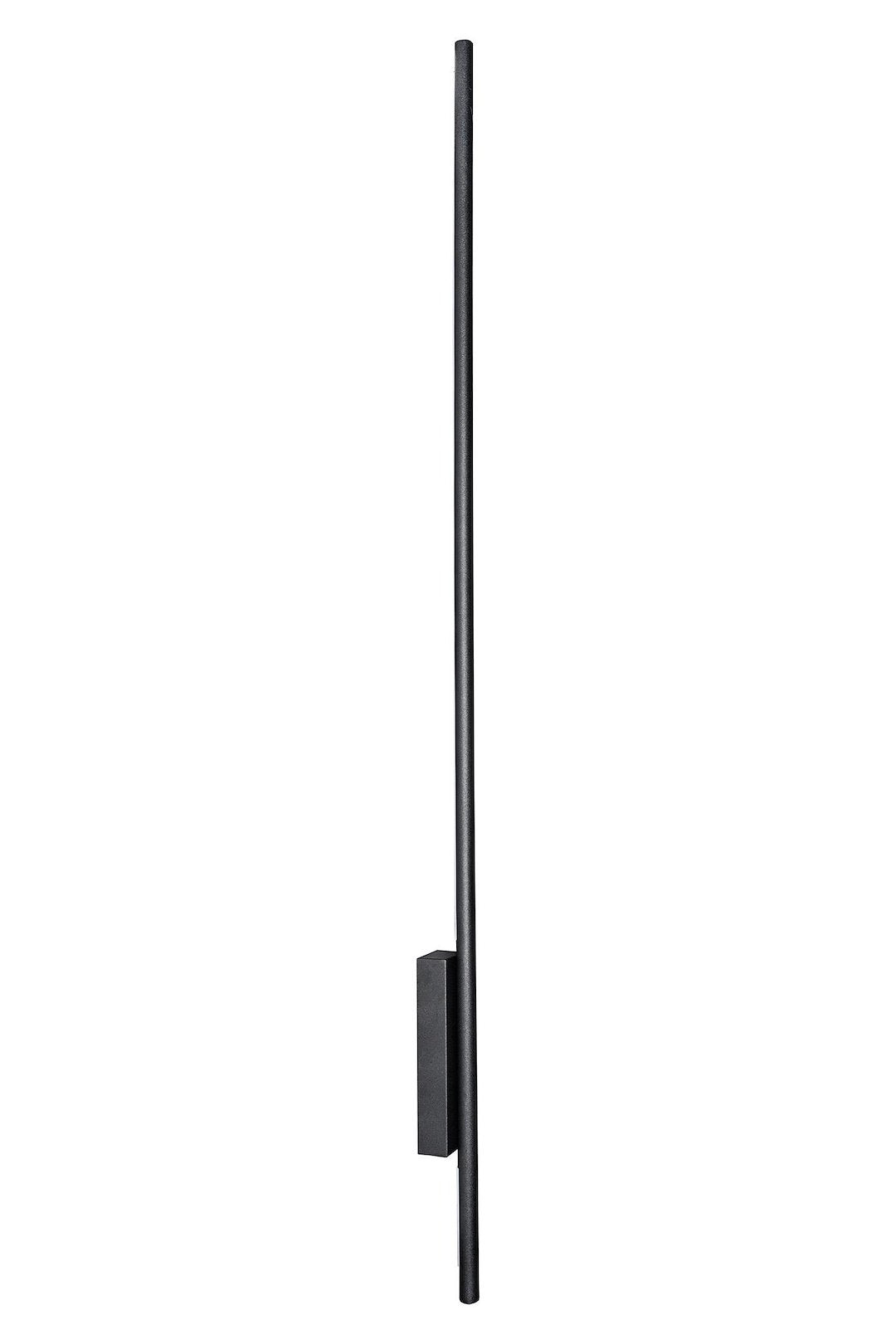 Kinkiet ścienny LUNA 4200K IP54 18W 120 cm czarny