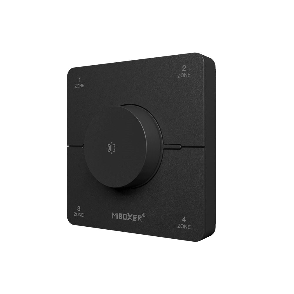 Pilot ścienny  4-strefy do taśm LED MONO CCT czarny