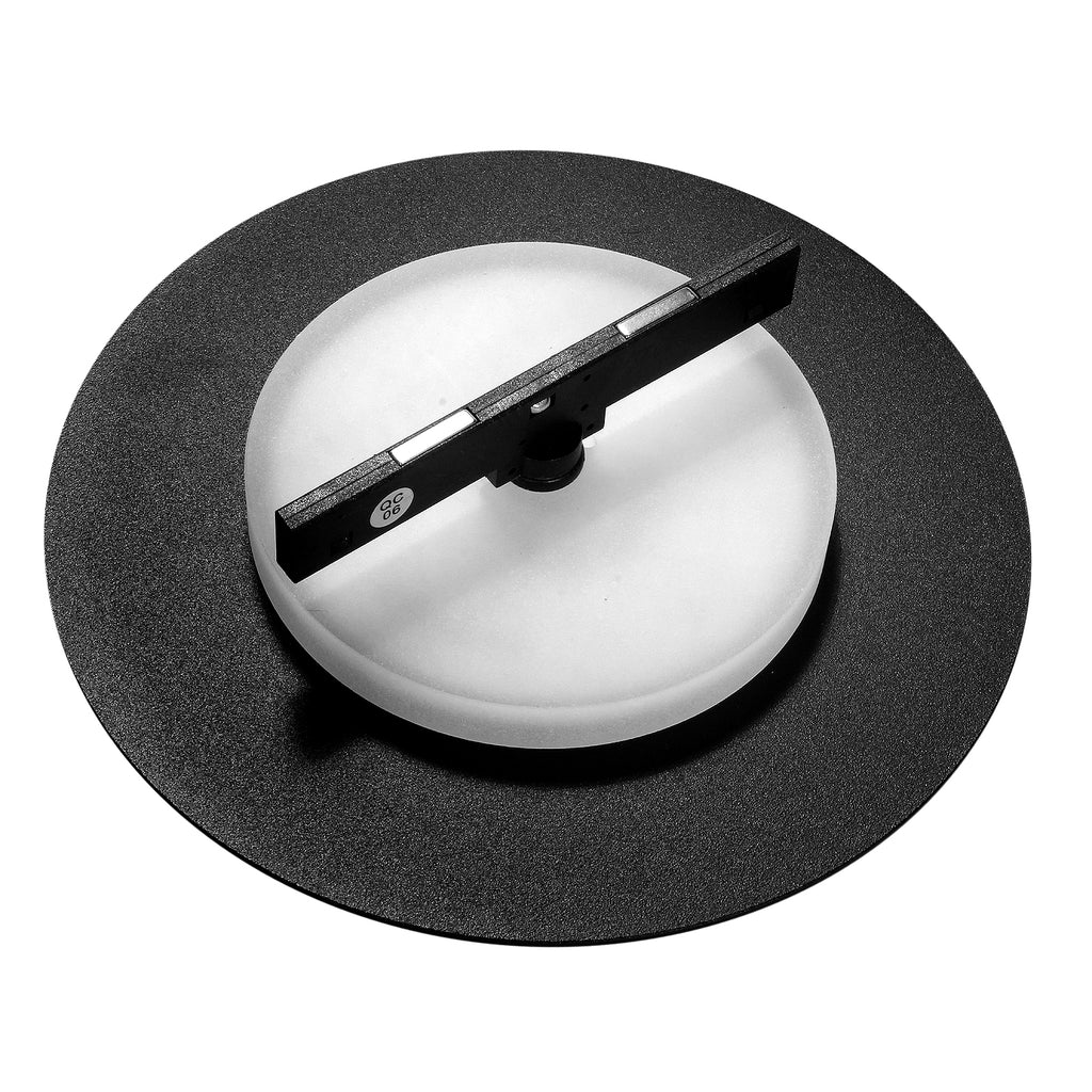 Kinkiet indirect okrągły do szyn magnetycznych UN5-YSBD Micro Magnetic 9W 3000K czarny