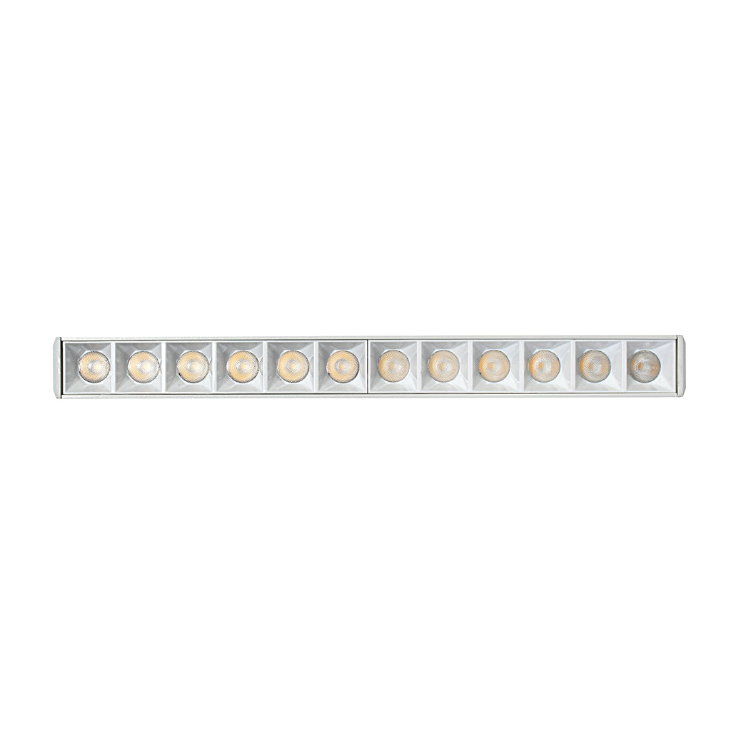 Lampa z diodami do szyn magnetycznych biała 12W 3000K DDCX-GS12-220 - TYP B