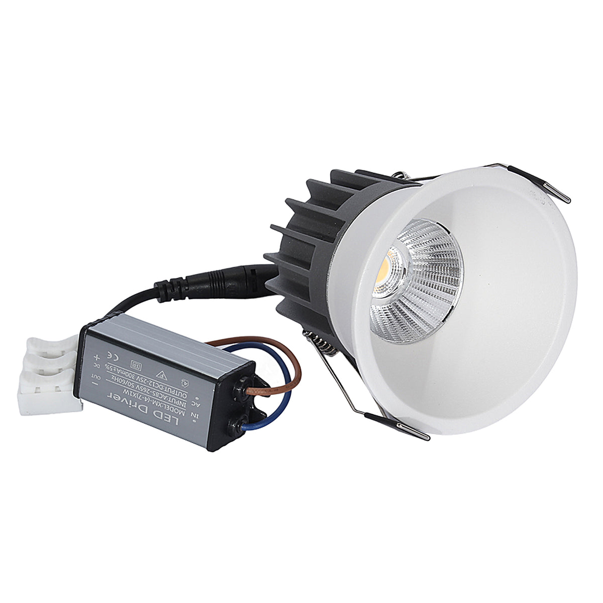 Oprawa wpuszczana Downlight PZE-921 IP44 6W 3000K biały - IP44
