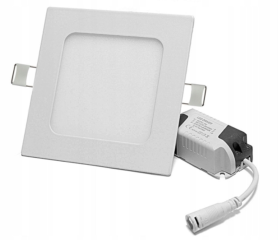 PANEL LED PODTYNKOWY PLAFON SUFITOWY KWADRAT PL-B03 6W B.NEUTRALNA