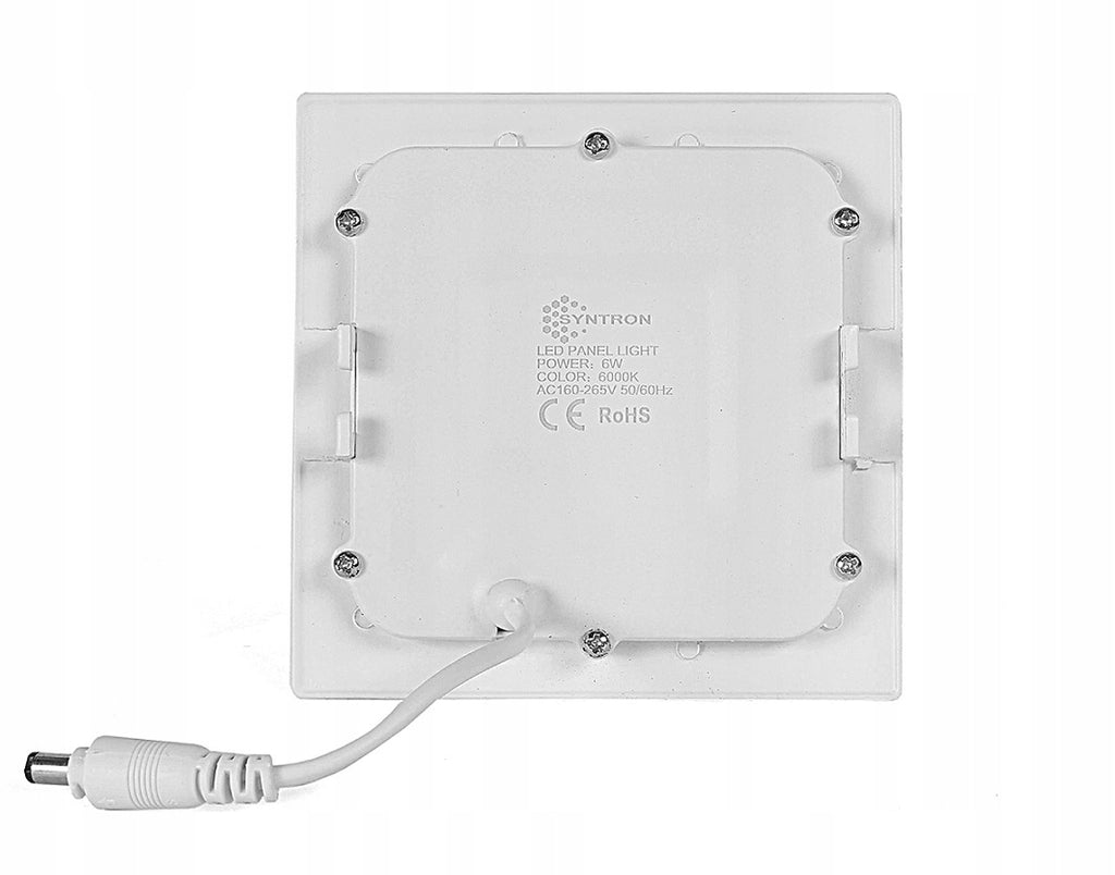 PANEL LED PODTYNKOWY PLAFON SUFITOWY KWADRAT PL-B03 6W B.NEUTRALNA