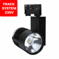 Reflektor Szynowy Track System  DD-03 30W 4000K Czarny 3 fazowy 230V
