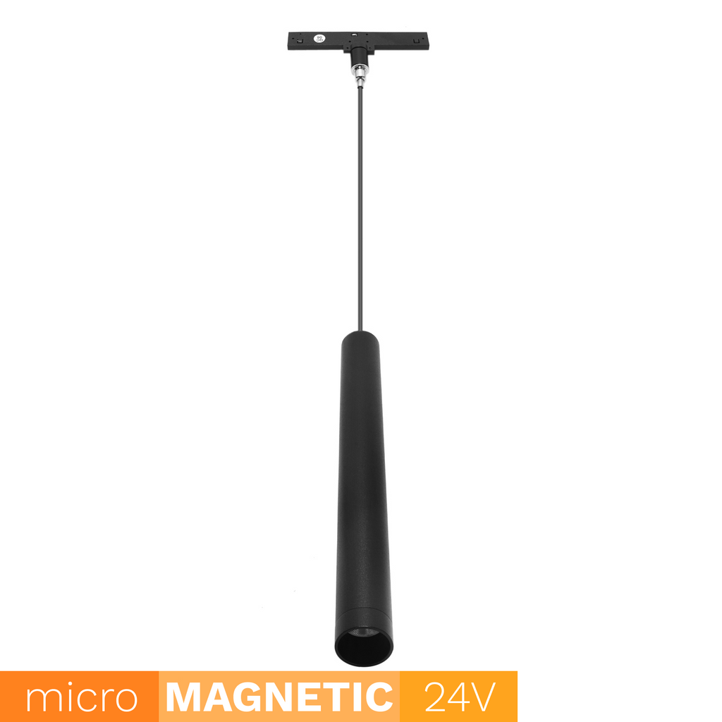 Sopel do szyn magnetycznych UN5-30D300 Micro Magnetic 6W 4000K Czarny