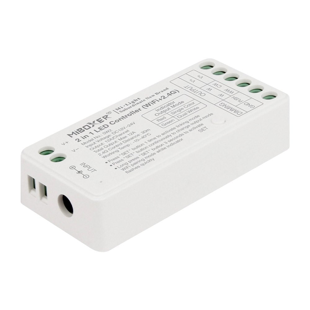 Odbiornik taśm LED MONO/CCT WI-FI, moc 12A (FUT035W+)