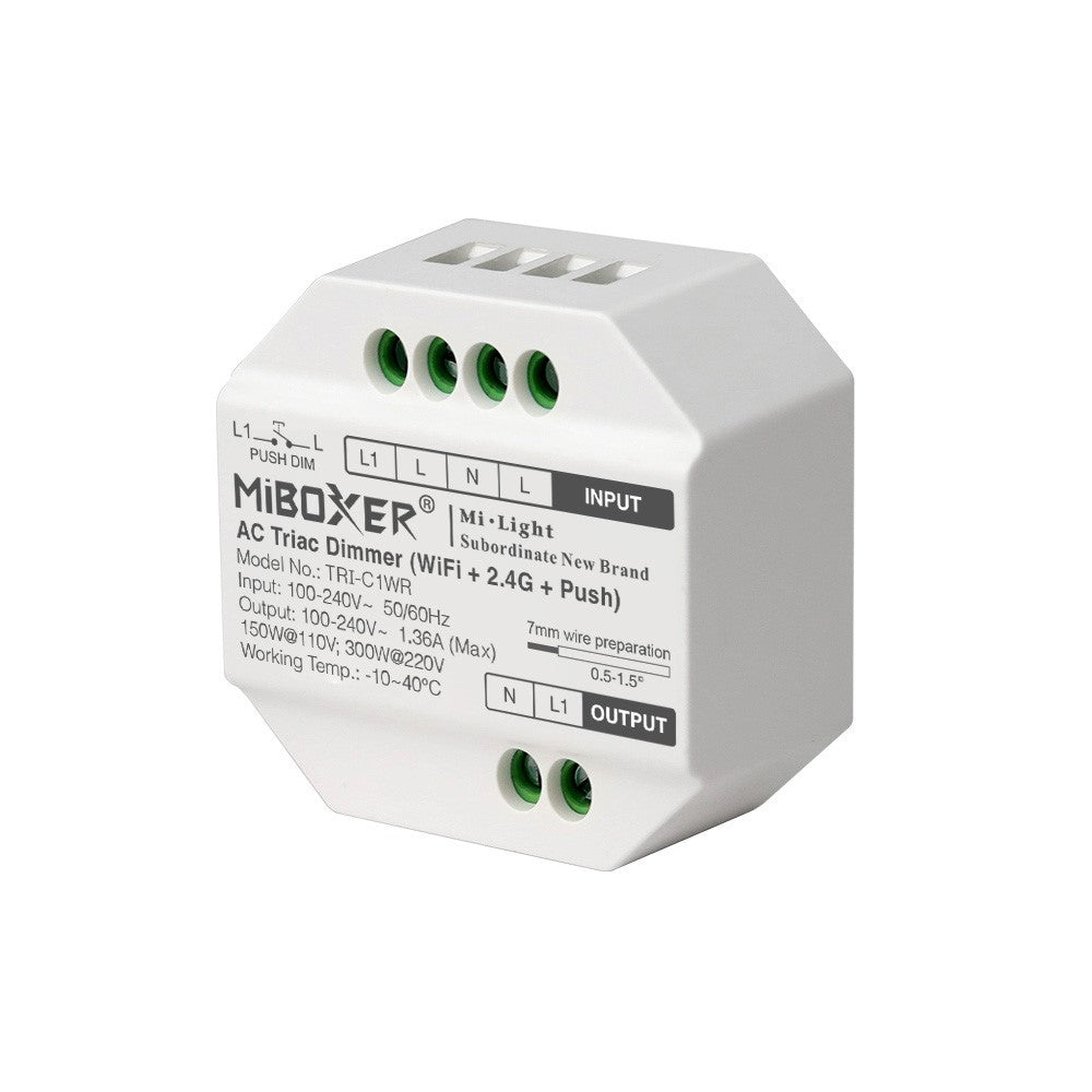 Ściemniacz TRIAKOWY 230V WiFi+2.4G + Push