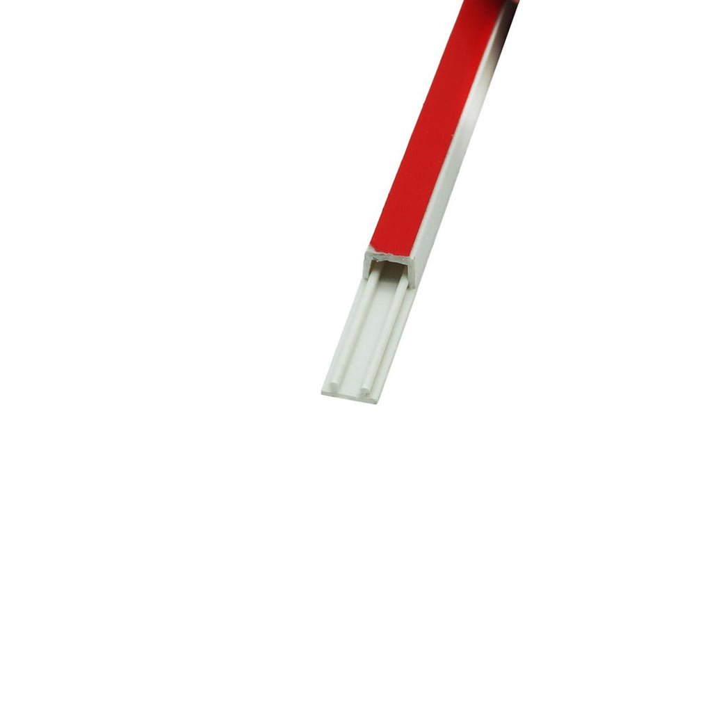 Korytko białe PCV 8x6mm 2m