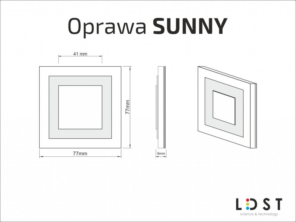 Oprawa schodowa SUNNY LED 230V LDST