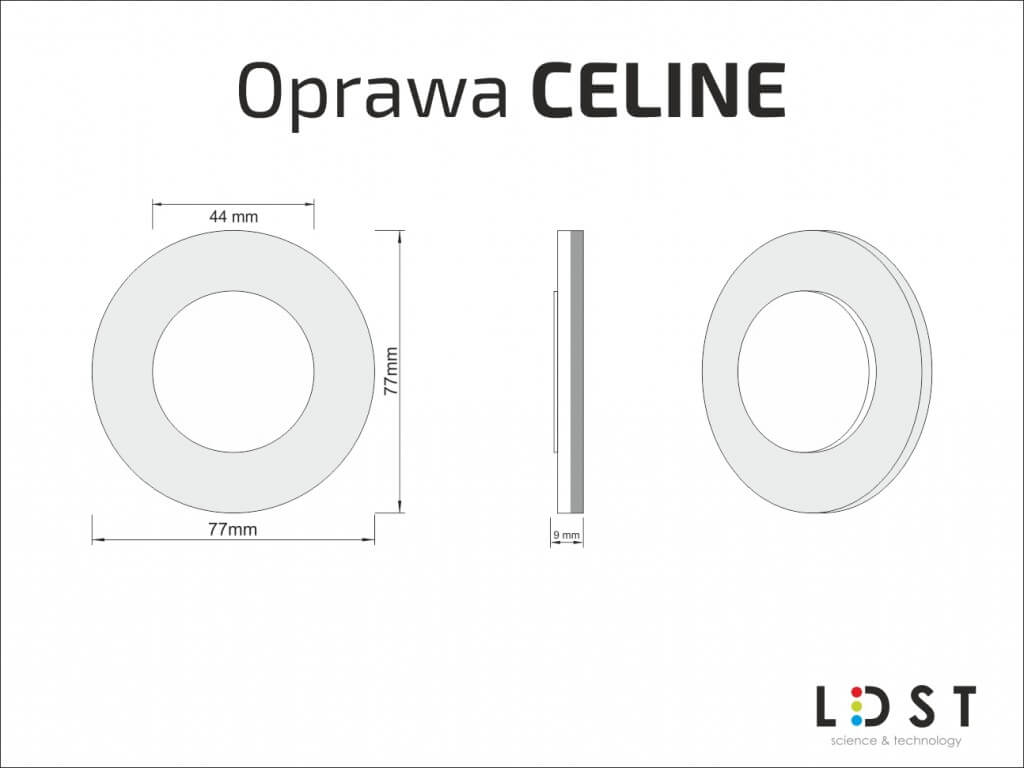 Oprawa schodowa CELINE LED 230V LDST
