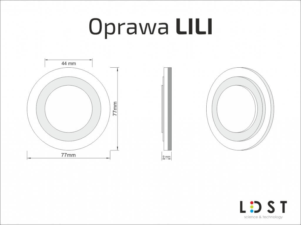 Oprawa schodowa LILI LED 230V LDST